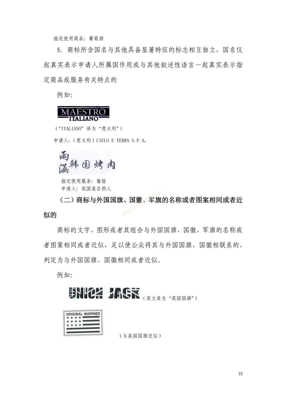 商標(biāo)審查及審理標(biāo)準(zhǔn)2016版_頁(yè)面_022 商標(biāo)審查及審理標(biāo)準(zhǔn)2016版_頁(yè)面_022